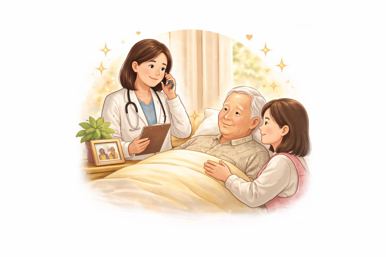 在宅看取り、介護連携